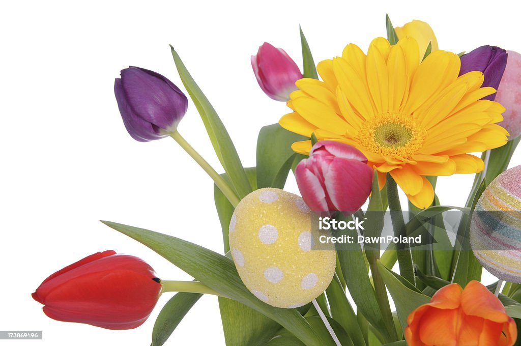 Easter Bouquet (XL) Easter bouquet on a white background. Bouquet Stock Photo