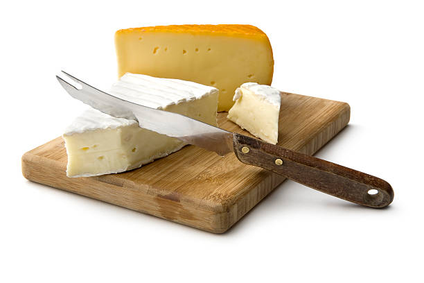 Cheese: Brie More Photos like this here... portion cut out cheese part of stock pictures, royalty-free photos & images