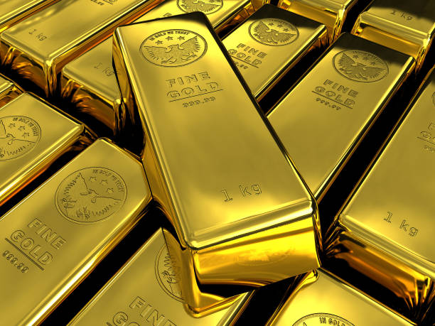 In gold we trust. stock photo