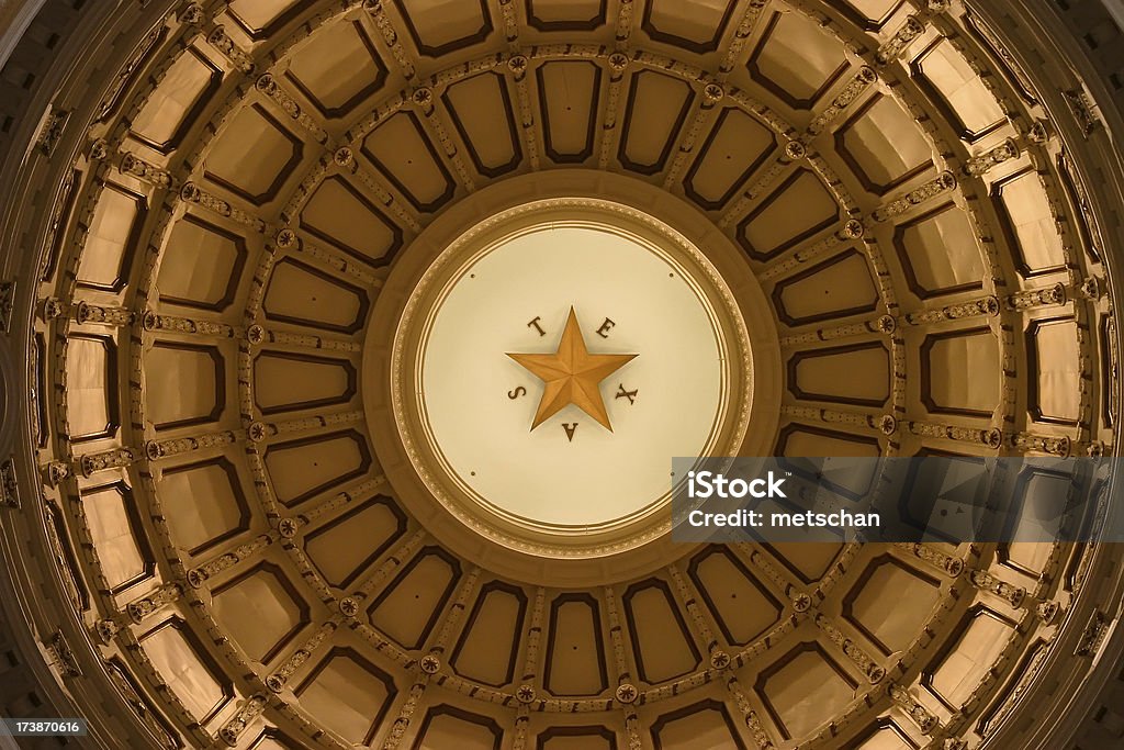 Nahaufnahme von Texas Capital-Rotunde - Lizenzfrei Austin - Texas Stock-Foto
