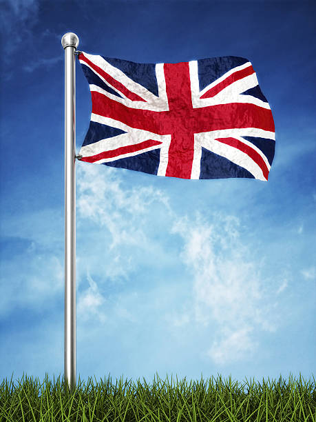 United Kingdom flag flying in Gibraltar