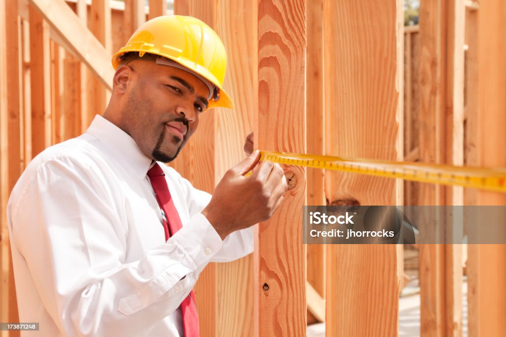 Sitio de la construcción de inspección - Foto de stock de 30-34 años libre de derechos