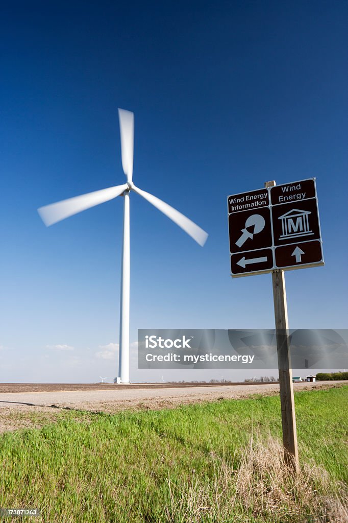 energia eolica - Foto stock royalty-free di Ambientazione esterna