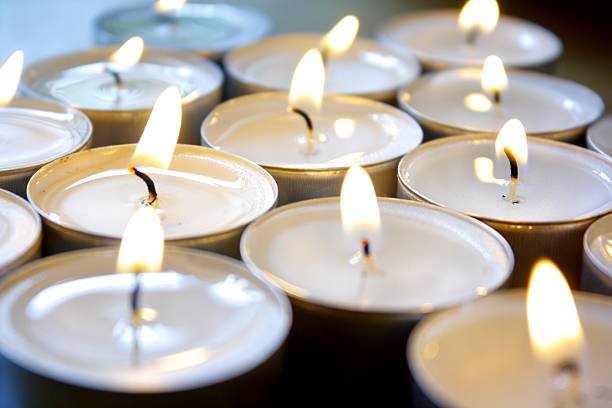 velas-lites, teelichte - tea light fotografías e imágenes de stock