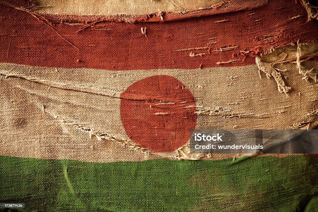 Гранж Флаг Нигера - Стоковые фото Без людей роялти-фри