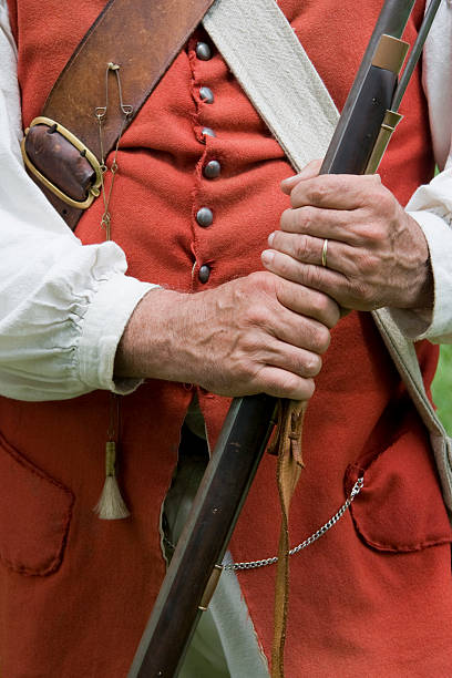 istock Reenactor -- French and Indian War Soldier 173872129