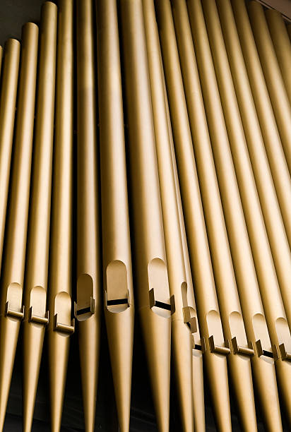 istock Large Organ Pipes Abstract Closeup 173872770