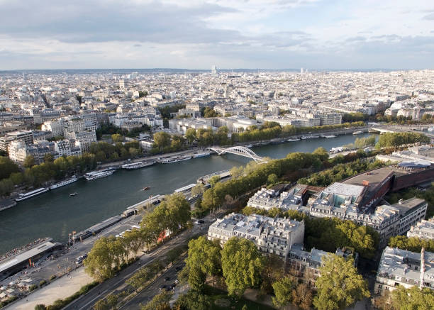 istock Paris cityscape from the Eiffel Tower, France 1738732945