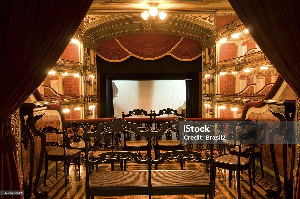 오페라 하우스 - 로열티 프리 극장 매표소 스톡 사진