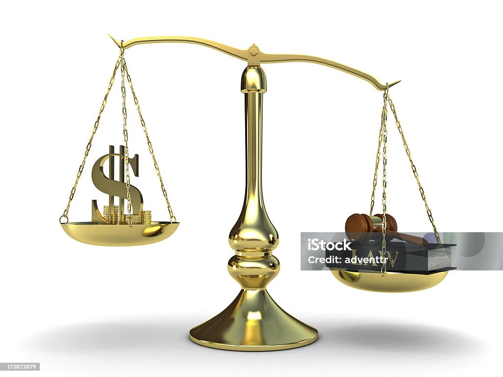 Legge suprema è - Foto stock royalty-free di Bilancia della Giustizia