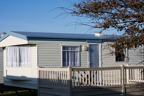 istock Luxury caravan, static holiday home 173873889