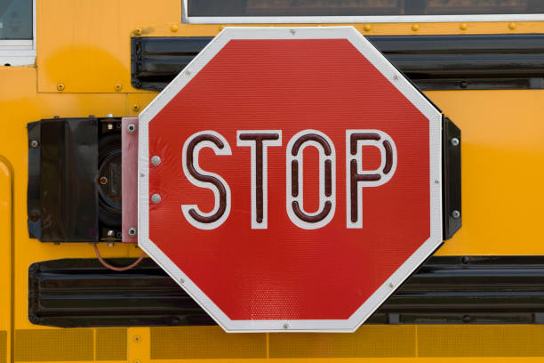 istock Stop Sign On School Bus 173873989