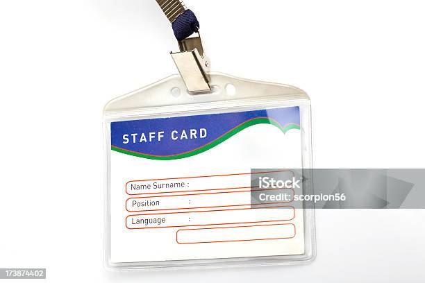 Staff Card Stock Photo - Download Image Now - Authority, Business, Concepts