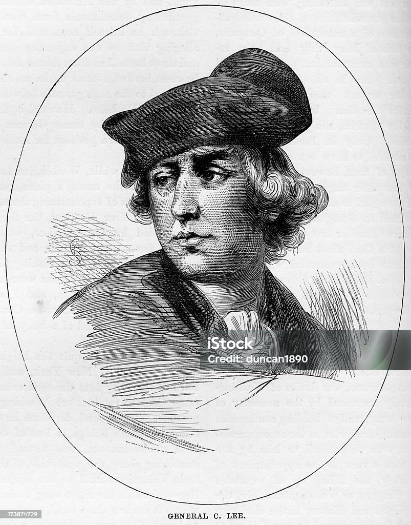 General Charles Lee Stock Illustration - Download Image Now - 18th Century,  18th Century Style, Adult - iStock