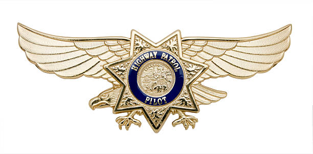 istock Highway Patrol Pilot's Badge 173875072