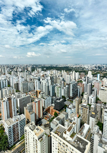 istock Aerial view of city 1738751873