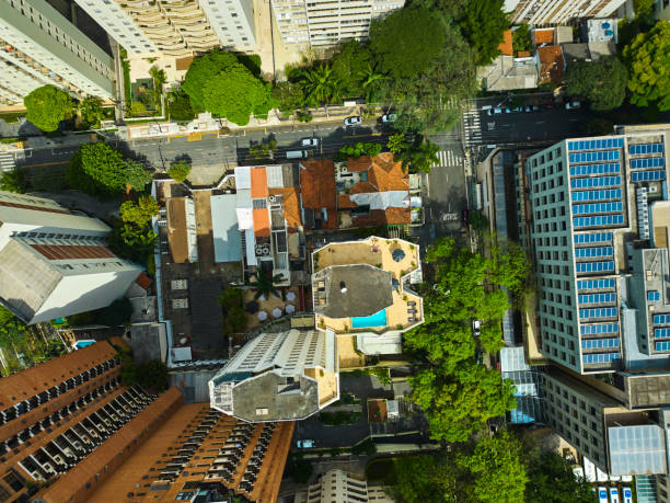 istock Aerial view of city 1738751894