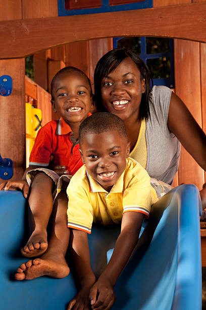 istock Family At Playground 173875808