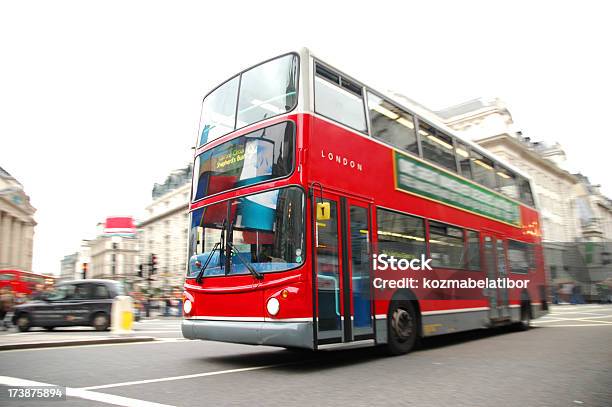 Red Bus Stock Photo - Download Image Now - London - England, Bus, Double-Decker Bus