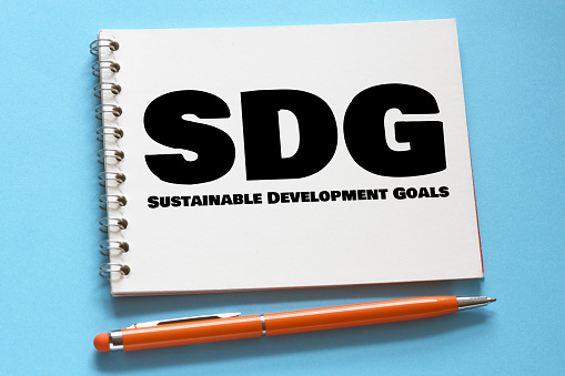 SDG or the word Sustainable Development Goals