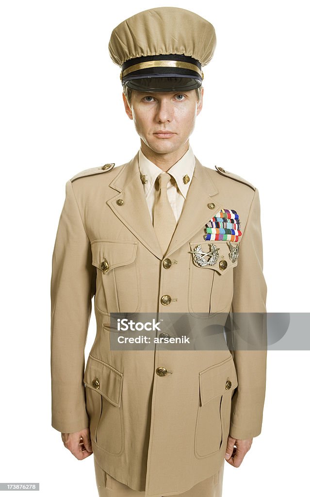 Esercito officer - Foto stock royalty-free di Uomini