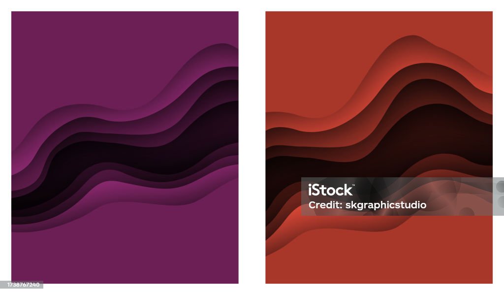 Layered Background Example Layered Background With Shadow Stock Illustration - Download Image Now ...