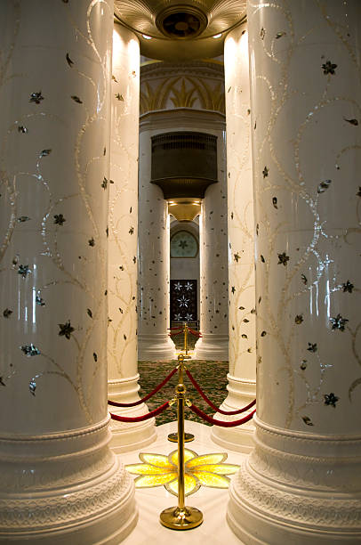 Inside the Sheikh Zayed Al Nahyan Grand Mosque Abu Dhabi
