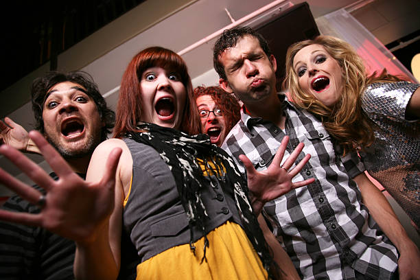 istock Crazy Looking Bunch of Young People 173879480