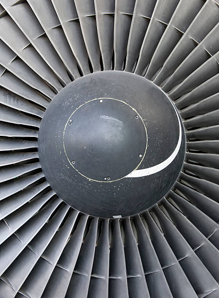 istock Jet Engine Intake with Radial Fan Blades 173879539