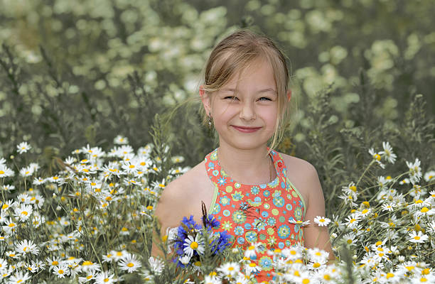 istock Cute girl on meadow 173879677