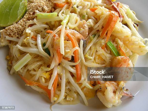 Pad Thai Stock Photo - Download Image Now - Food, Food and Drink, Horizontal