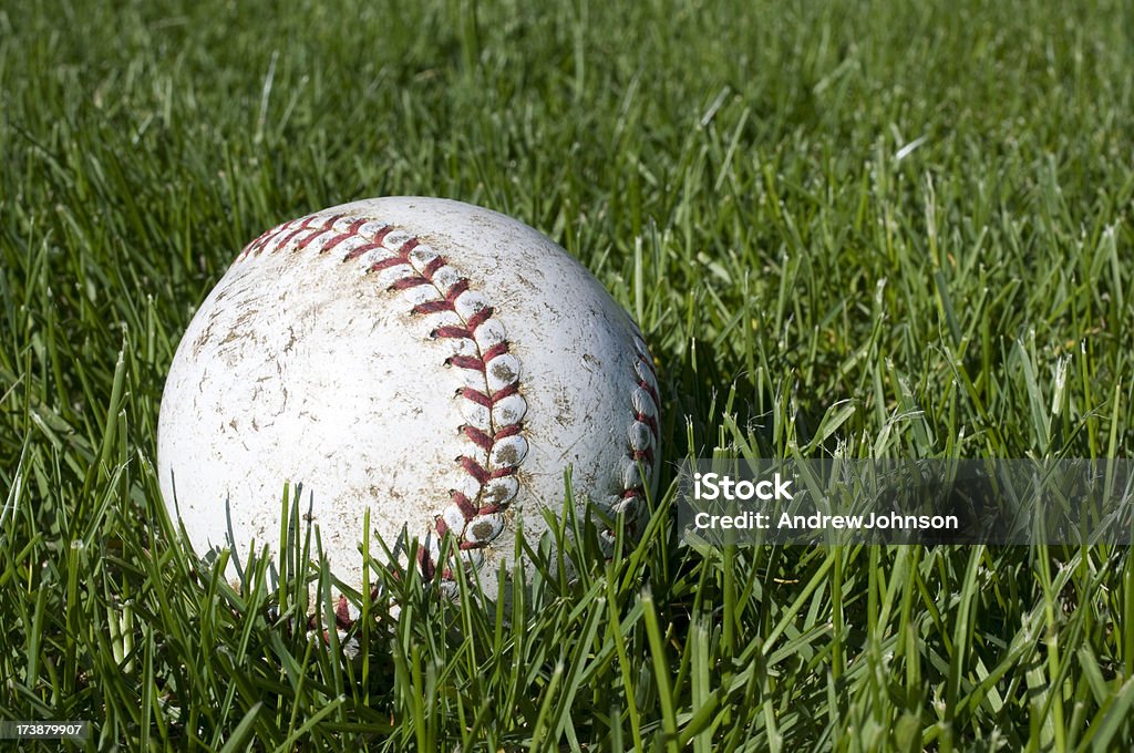 Béisbol en hierba - Foto de stock de Aire libre libre de derechos