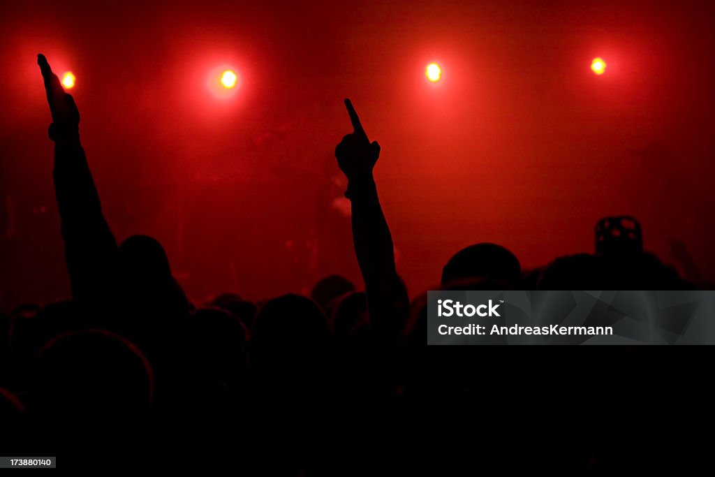 Rock Koncert - Zbiór zdjęć royalty-free (Barwne tło)