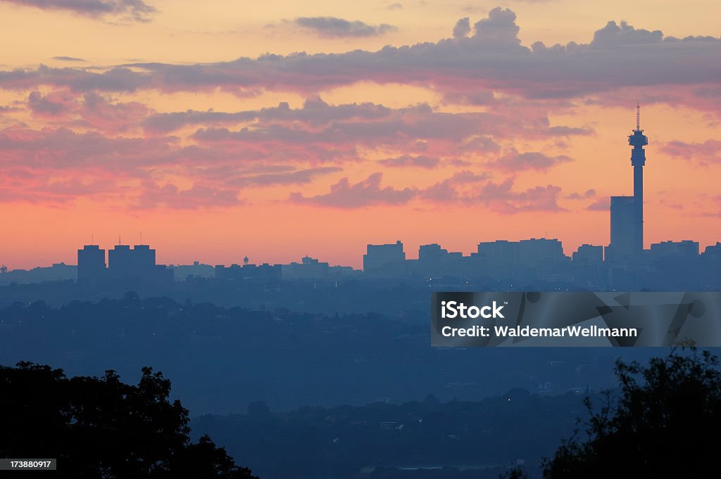 africano amanhecer - Foto de stock de Joanesburgo royalty-free