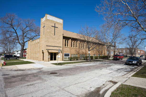 istock Church in Morgan Park Southwest Chicago 173880944
