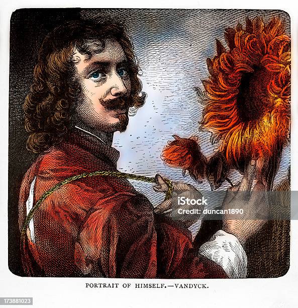 Anthony Van Dyck Flämische Barock Künstler Stock Vektor Art und mehr Bilder von 17. Jahrhundert - 17. Jahrhundert, Anthonis van Dyck, Geschichtlich