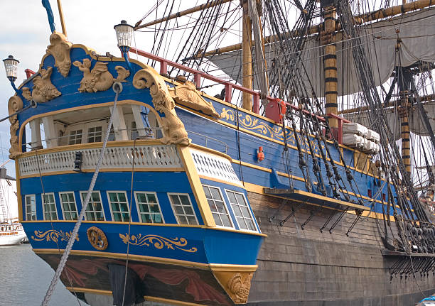 istock Stern of an old boat 173881742