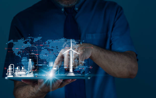 istock Digital Transformation, Industrial IoT is technology with humans to Upskill Reskill. Ai connection automation to global cyber network concept. Technology in future can support all business 4.0, IIoT 1738819430