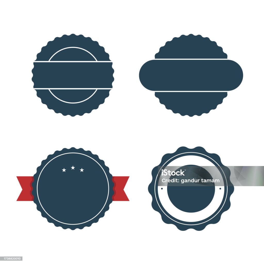 Label Background Ribbon Design Vector Set Badge Ribbons And Labels Design Elements Stock Illustration ...