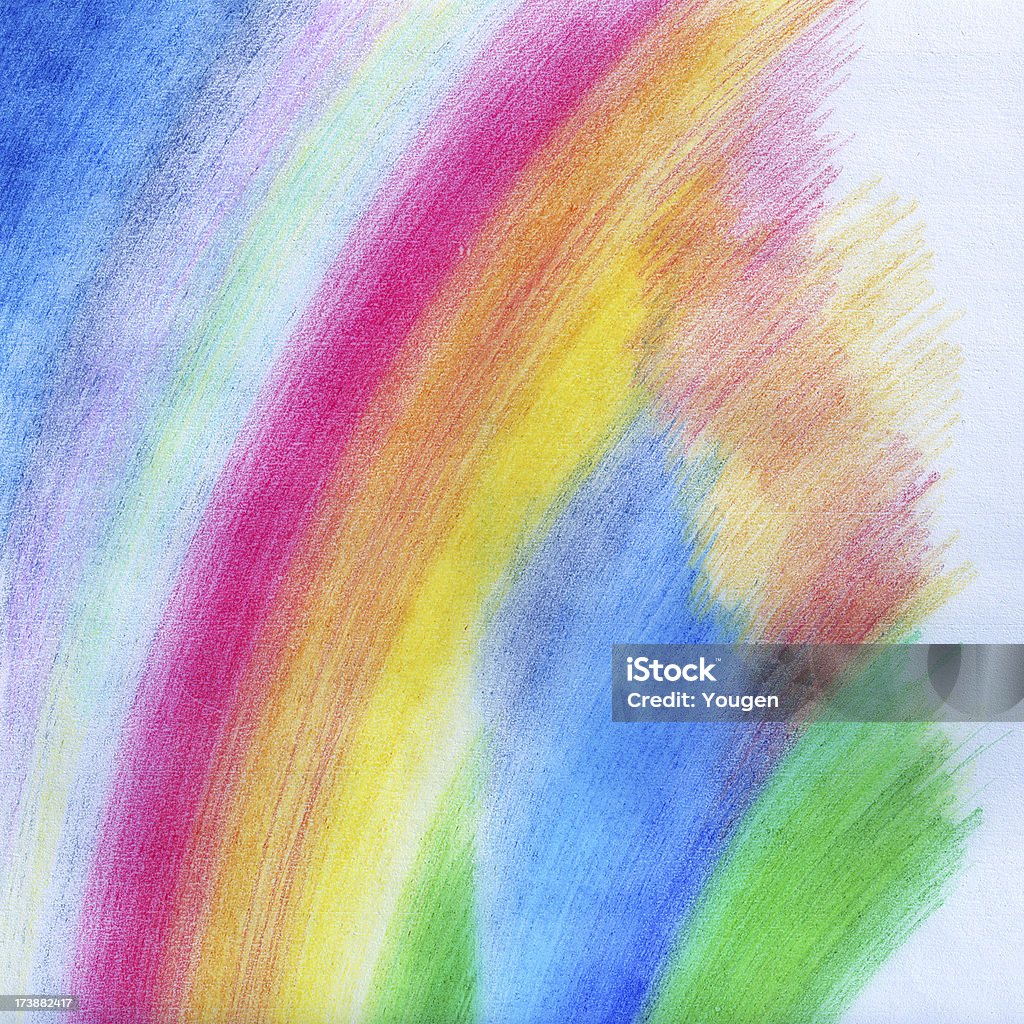Цветной мелок - Стоковые иллюстрации Абстрактный роялти-фри