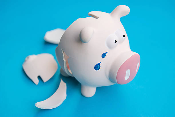 istock Piggy Bank in Shards 173882777
