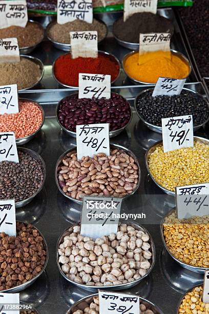 Gewürzmarkt In Delhi Stockfoto und mehr Bilder von Asien - Asien, Ausgedörrt, Bauernmarkt