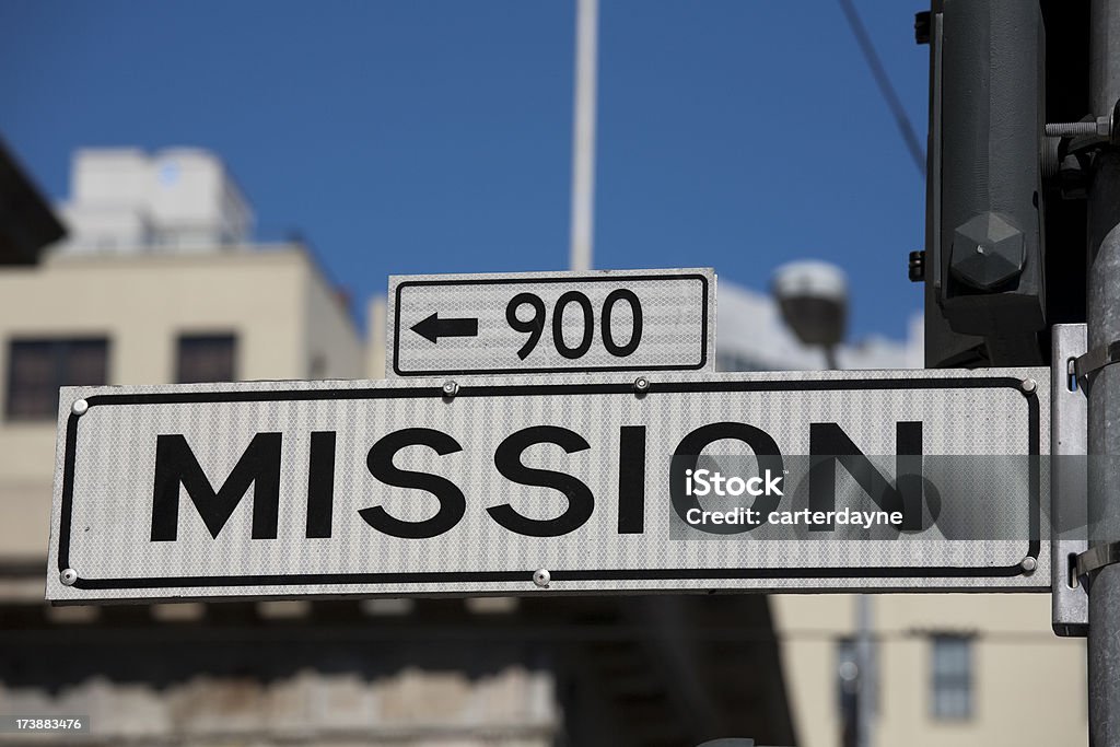 Mission Street San Francisco luoghi famosi - Foto stock royalty-free di Mission Street