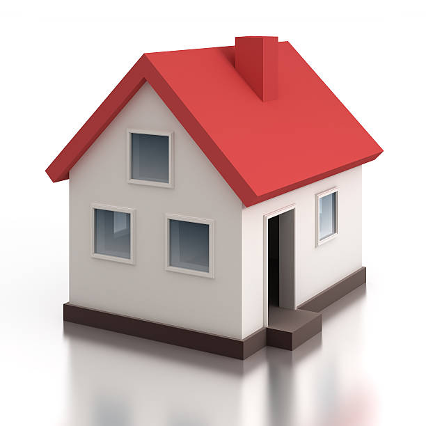 istock House model - isolated on white with clipping path 173883920