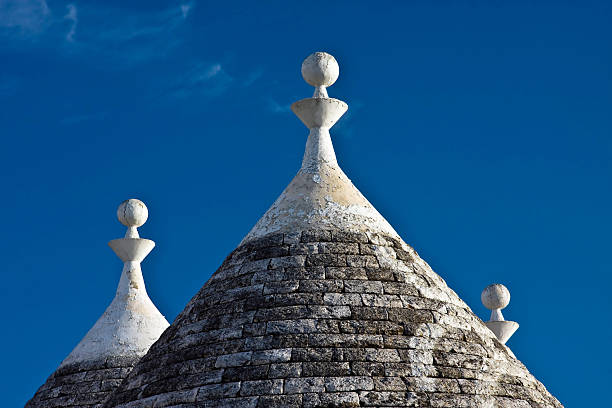 Architectural abstract of typical houses in Apulia