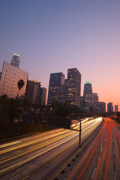 istock Los Angeles downtown at dusk 173885644