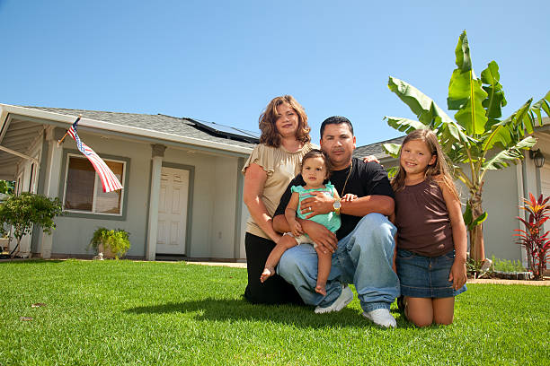 istock Hispanic Family Portrait 173886208