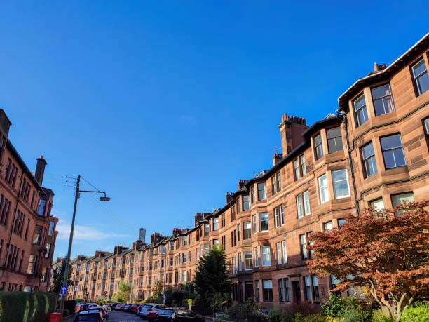 istock Street view at glasgow scotland england UK 1738864749