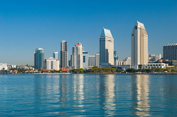 istock San Diego buildings with waterfront reflections 173886825