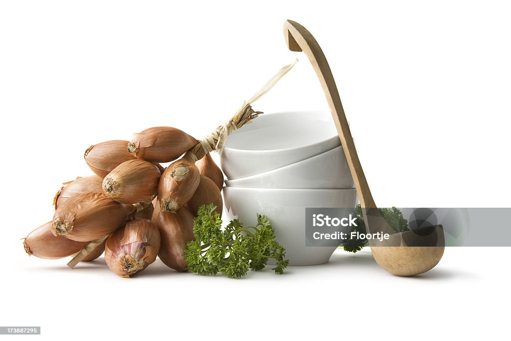Zuppa ingredienti: Cipolla - Foto stock royalty-free di Alimentazione sana